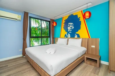 Chambre double Deluxe avec balcon — Anchan Boutique Hotel, Phuket